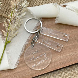 Gifts: This Mum Belongs To... Keyring