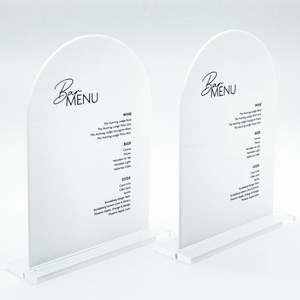 Events: Wedding Bar Menu