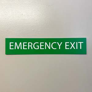 Office Accessories Stamps: Emergency Exit Sign