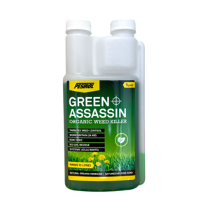 Green Assassin Organic Weed Killer 1L Concentrate Makes 15L