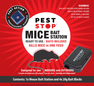 Rodents: PestStop Mice Bait Station with Bait: Your Comprehensive Solution for a Rodent-Free Home