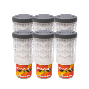 Birds: Bird-Out Aromatic Bird Repellent 6-Pack (REFILLS ONLY)