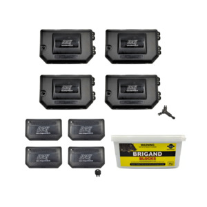 Household Rodent Bait Starter Set - The Essential Rodent Control Solution for Your Home