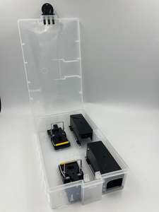 Transparent Multi-Catch Mouse Trap Station with Lock for Effortless Rodent Control