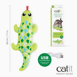 New Cat: Catit Groovy Gecko Green