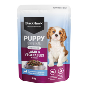 Black Hawk Puppy Original Puppy Pouch Lamb & Veg