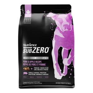 Dog Cat Food: Nutrience Dog Sub Zero LID Pork & Apple