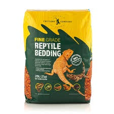 Small Animals: Critters Comfort Reptile Bedding Fine 20L - Fine Grade
