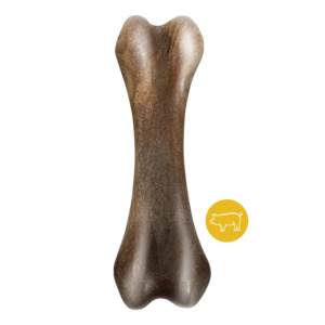 Dog Toys: Zeus Nosh Strong Chew Bone Bacon Flavour