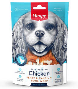 Wanpy Chicken Jerky and Calcium Bone Wraps