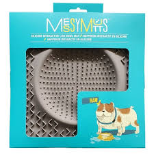 Bowls Feeding: Messy Mutts Licking Bowl Matt