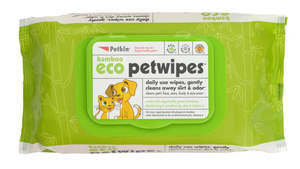 Dog Grooming: Petkin Bamboo Eco Ear Wipes 80pk