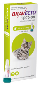 Bravecto Cat S 1.02-2.8KG