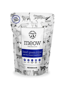 Cat Treats 1: Meow Beef Green Tripe Treat 50g