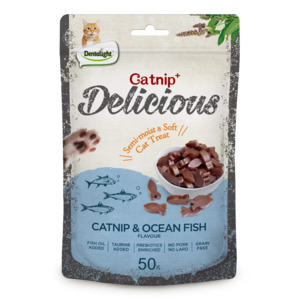 Dentalight Cat Treat Catnip & OceanFish Flavour