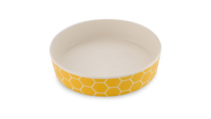 Cat Bowls Feeding: Beco Classic Bamboo Cat Bowl - Honeycomb
