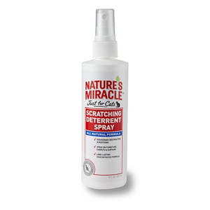 Cat Health Wellbeing: Natures Miracle Cat Scratch Deterrent Spray Advanced Platinum