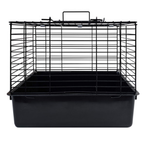 Cat Carriers Travel: Tigga Wire Cat Carrier 43x32x36cm Black