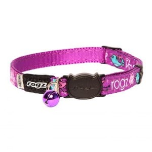 Cat Tethering: Rogz Fancy Cat Collar Lovebirds