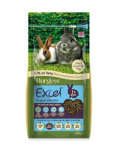 Small Pet Food: Burgess Excel Junior & Dwarf Rabbit Nuggets with Mint