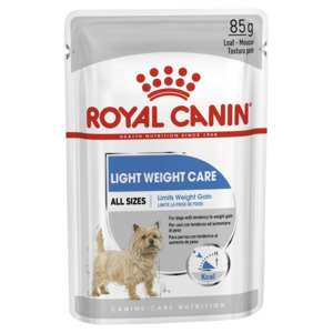 Dog Wet Food: Royal Canin Light Weight Care Loaf