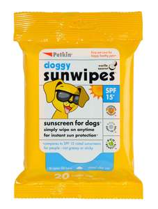 Dog Health Wellbeing 1: Petkin Doggy Sunwipes