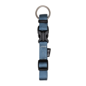 Dog Tethering Collars: Zeus Adj Collar Denim Blue