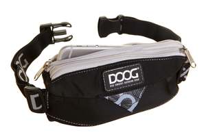 Dog Tethering Accessories: DOOG Mini Stretch Belt Black