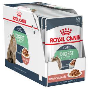 Cat Food Wet Food: Royal Canin Digestive Sensitive Gravy Box 12 x 85g
