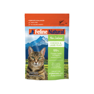 Cat Food Wet Food: Feline Natural Chicken Lamb Pouch 85g