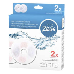 Zeus Triple Action Fountain Filters