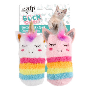Cat Toys Toys Accessories: AFP Unicorn Sock / 2 pack