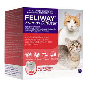 Cat Health Wellbeing Anxiety: Feliway Friends Diffuser and Refill
