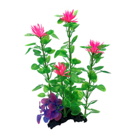 Fish Decorations Plants: Aqua World Plant Wild Flowers 38cm