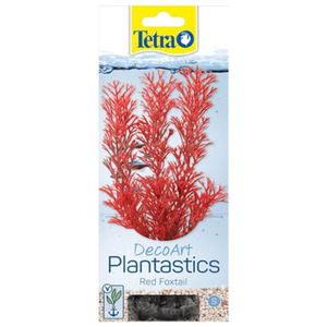 Fish Decorations: Tetra DecoArt Small Plantastics Red Foxtail