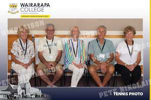 Wai Col Centenary: Tennis Photo - Wairarapa College Centenary