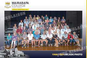 Wai Col Centenary: 1966-69 Decade Photo - Wairarapa College Centenary