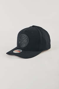 Mens Headwear: NBA Black Team Logo Snapback - 76ers