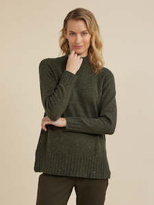 Roll Neck Raglan Jumper
