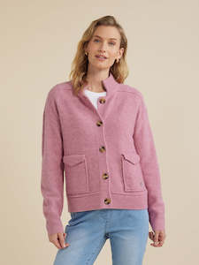 Knit Jacket - Chintz Pink