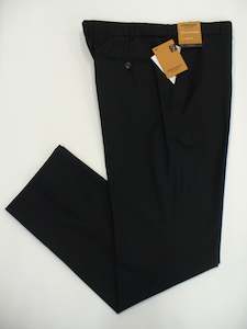 Dress Pants: Flat Front Wool Blend Trouser