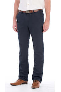 Casual Pants: Bob Spears Euro Slim Casual Pant -  French  Blue