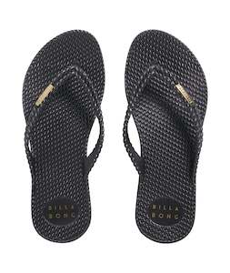 Jandals 1: Kick Back Thong - Metallic Graphite