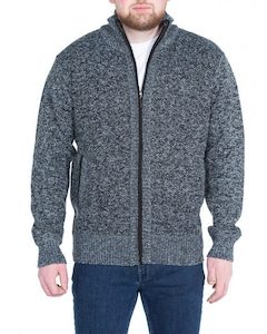 Knitwear: Kendry Lined Jacket - Charcoal