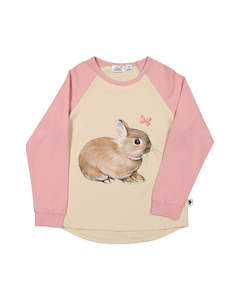 Kissed By Radicool: Bunny Butterfly LS Tee