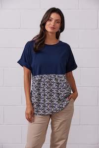 Newport: Fiona Top - Navy