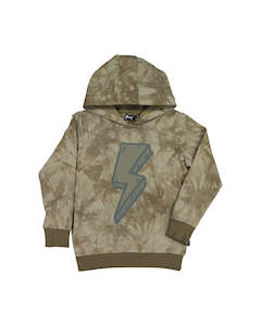 Comic Bolt Tie-Dye Hood