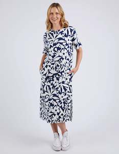 Elm: Stencil Floral Tee Dress