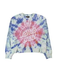 Girls 8 14yrs: Opus Dot Front Tie Dye Sweater