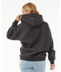 Rip Curl: Surf Puff Heritage Hood - Washed Black